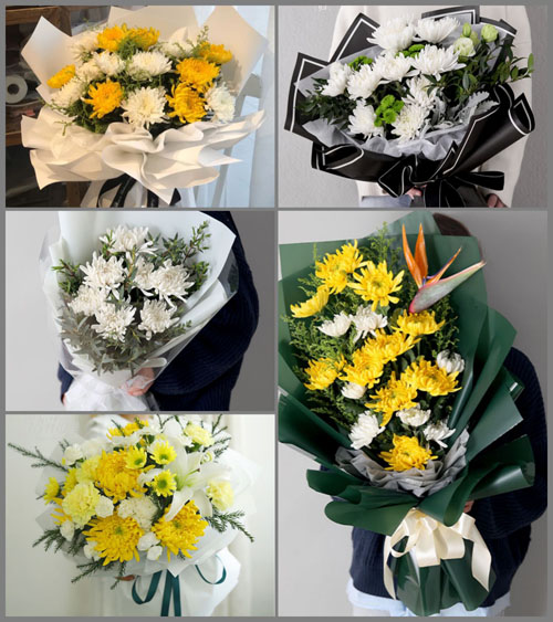广东肇庆市四会市贞山街道坑口村白事花束代送